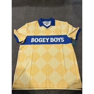 Bogey Boys Essential Athletic‎ Polo Lavender Mens Size Large